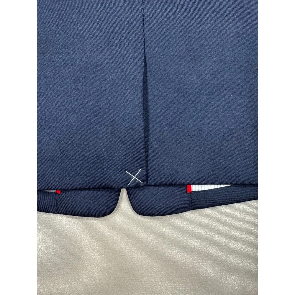 NWOT J.Crew Regent Blazer Navy Blue Wool Blend Standing Collar Jacket‎ Size 2